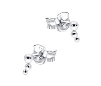 Silver Dots Stud Earring STS-6884